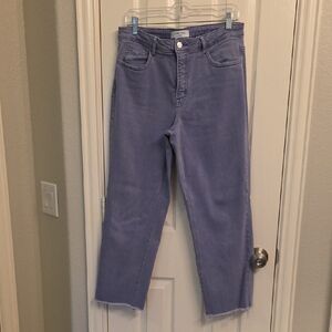 Lover Women's Light Purple Cropped Jeans